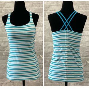 Lululemon Free To Be Striped Run Tank